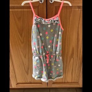 Girls cotton romper